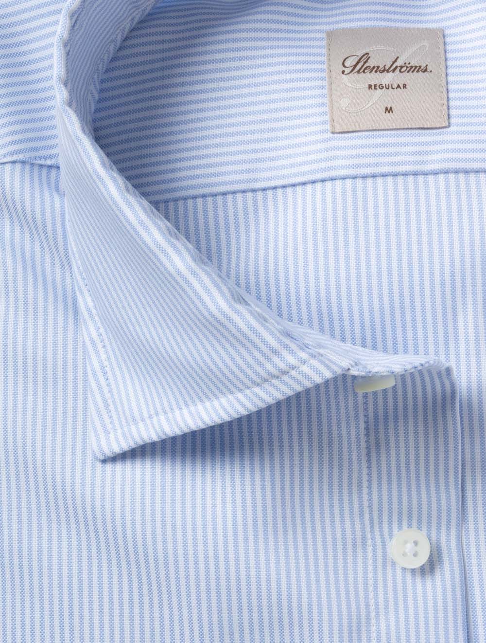 Striped Oxford Shirt Blue - Image 2