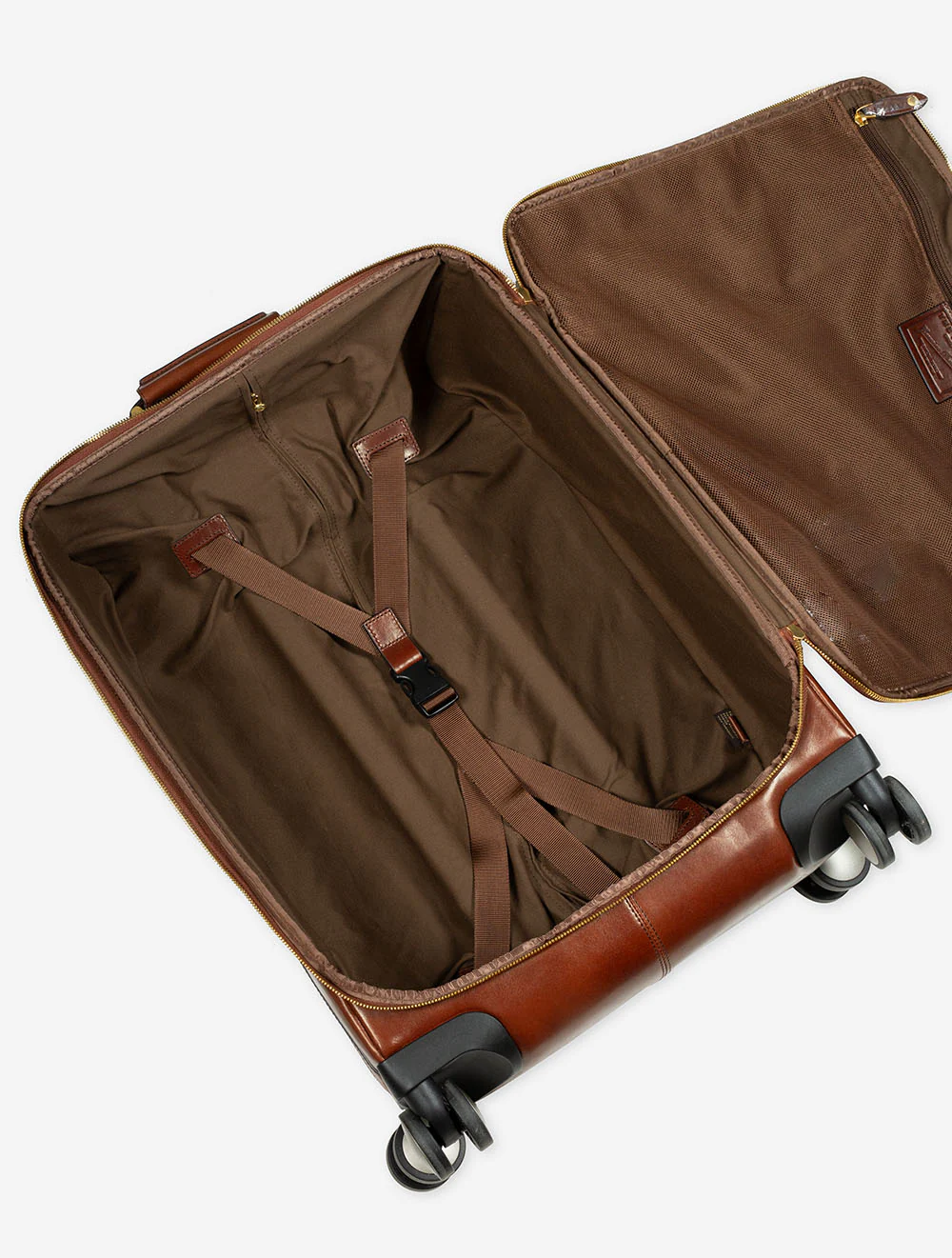 Trolley Hand Luggage Brown - Image 7