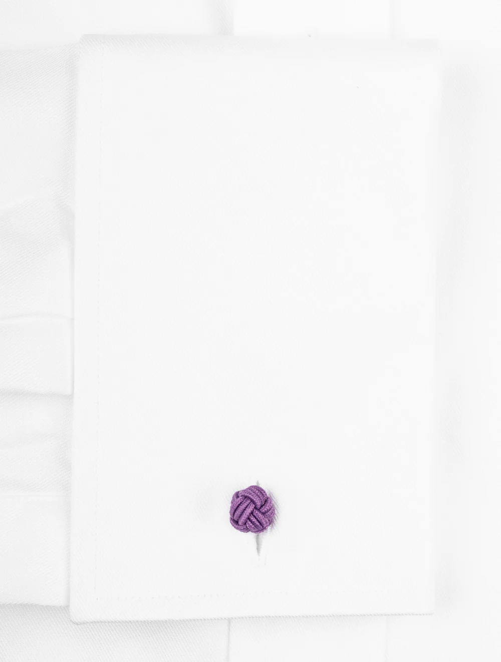 Classic Fit Double Cuff Shirt White - Image 4