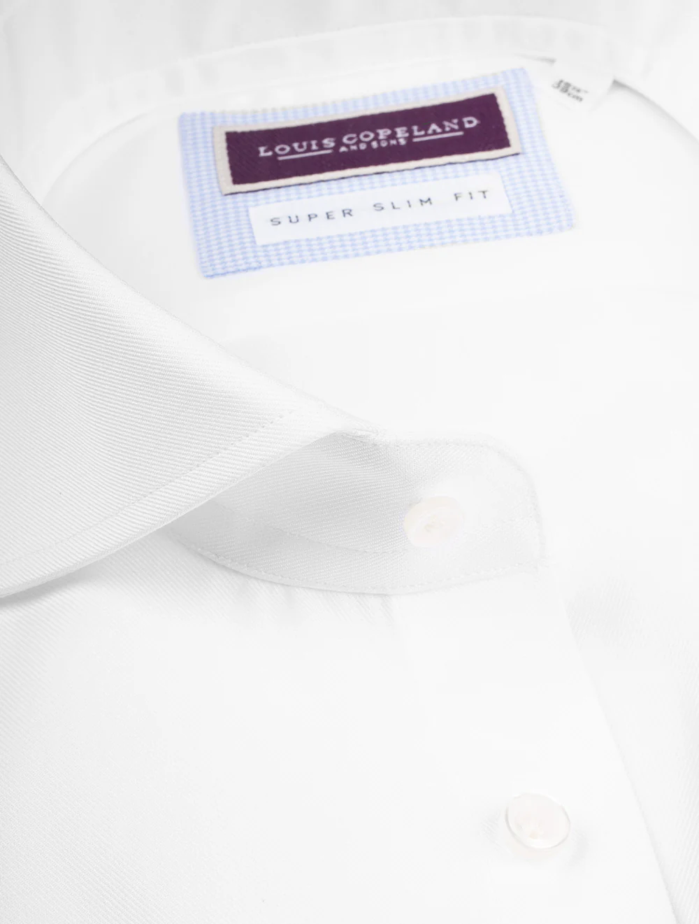 Super Slim Double Cuff Shirt White - Image 3