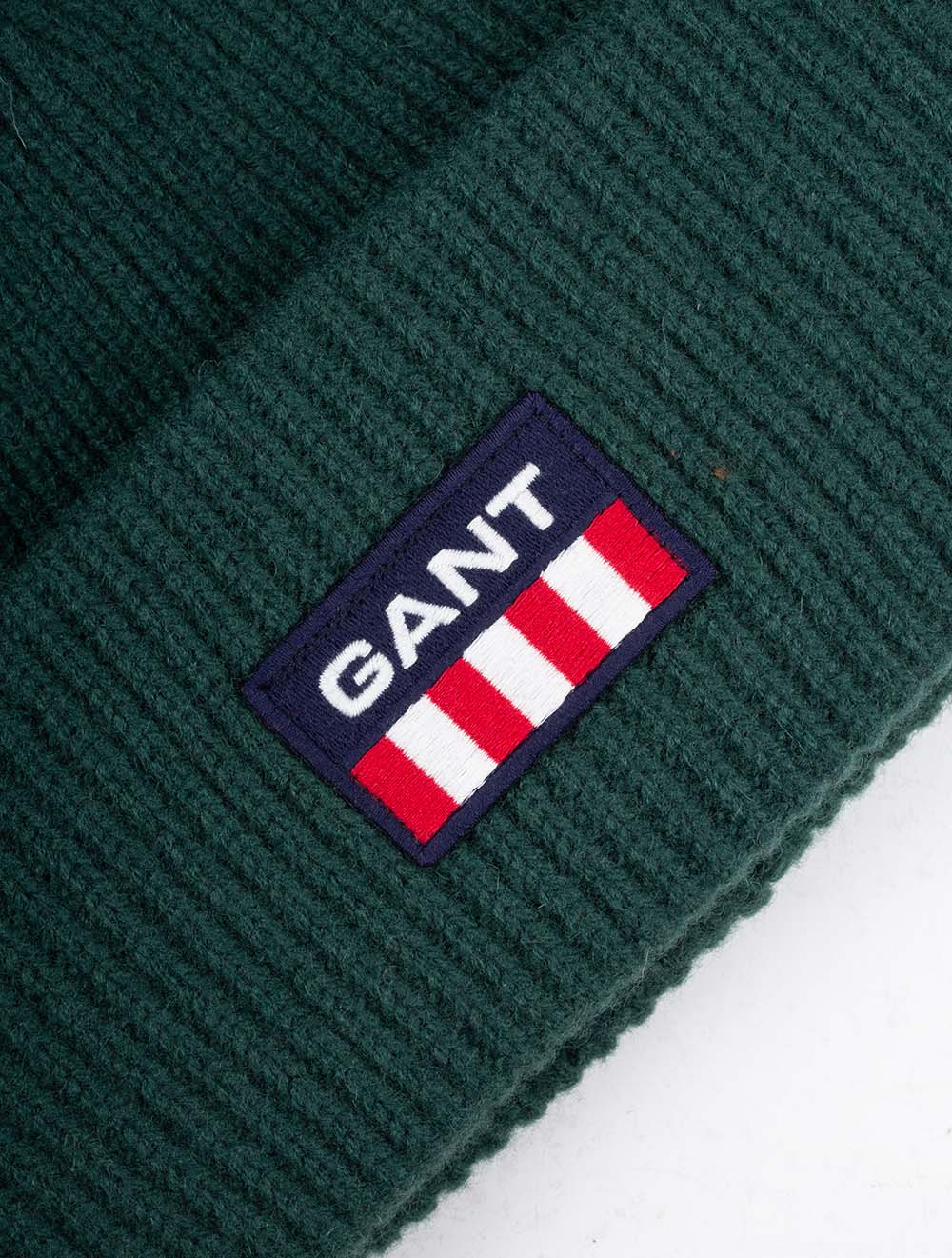 Unisex Retro Logo Beanie Storm Green - Image 2