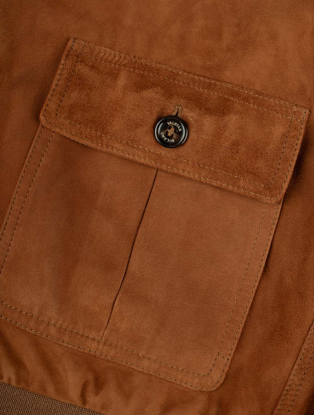 Suede Bomber Jacket Sandal Wood - Image 6
