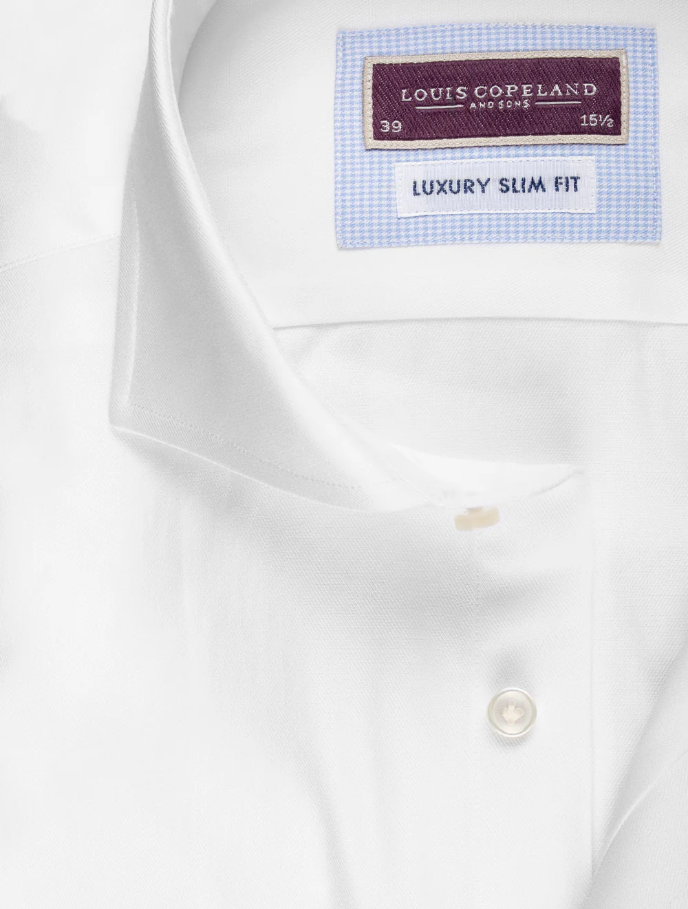 Slim Double Cuff Shirt - White - Image 2