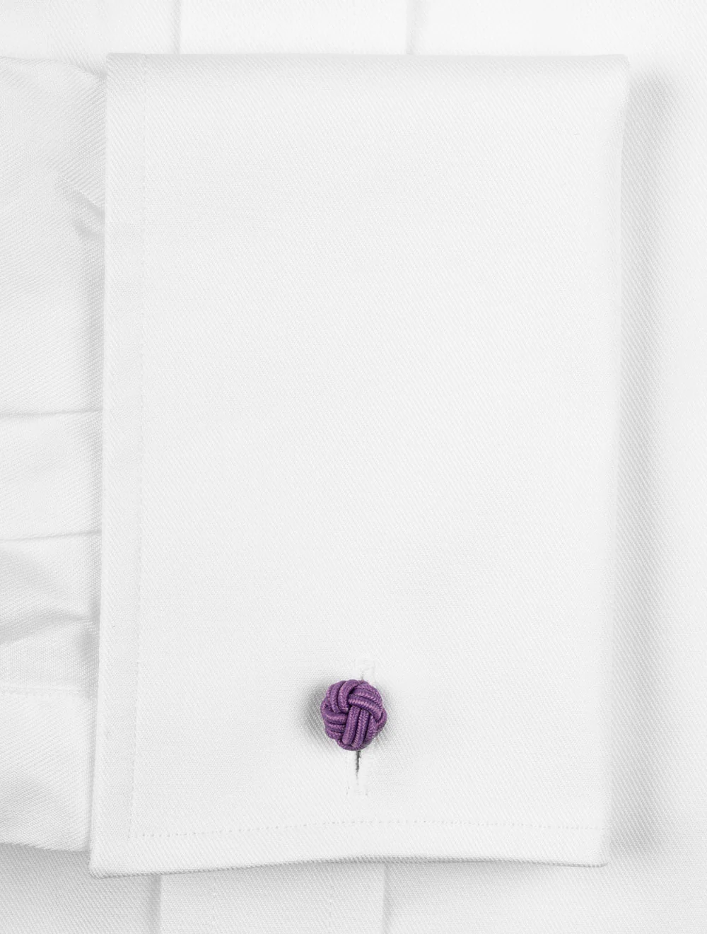 Slim Double Cuff Shirt - White - Image 4