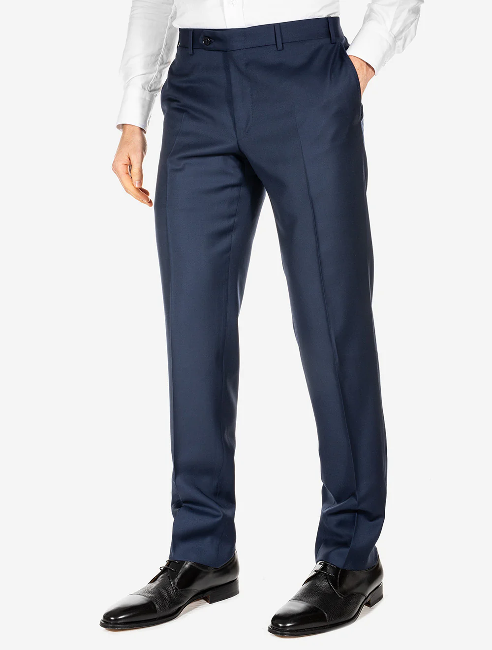 Wool Formal Trousers Blue - Image 2